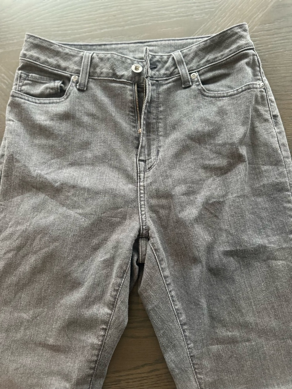 L.L. Bean Gray Classic Fit Denim Pants